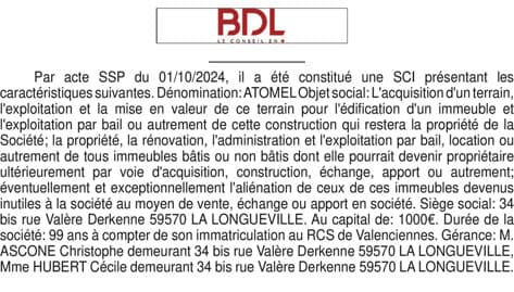 Contenu publication