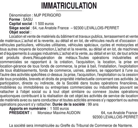 Contenu publication