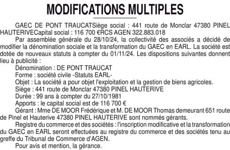 Contenu publication