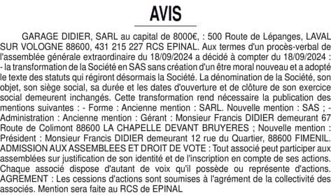 Contenu publication