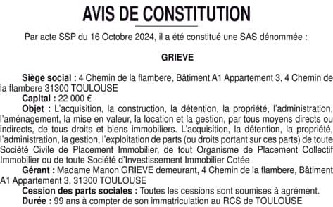 Contenu publication