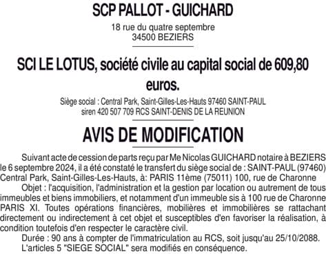 Contenu publication