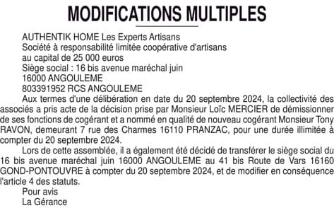 Contenu publication