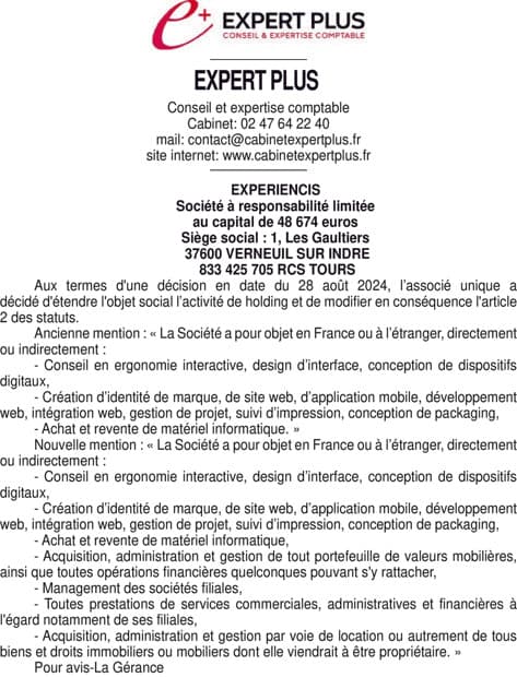 Contenu publication