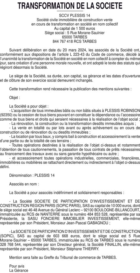 Contenu publication