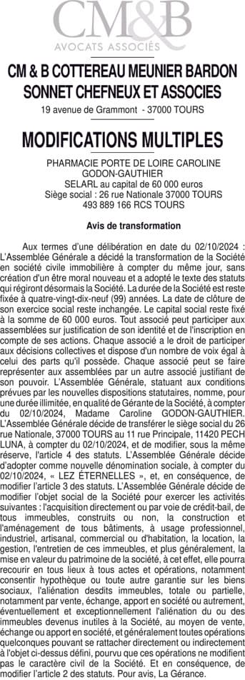 Contenu publication