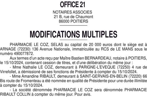 Contenu publication