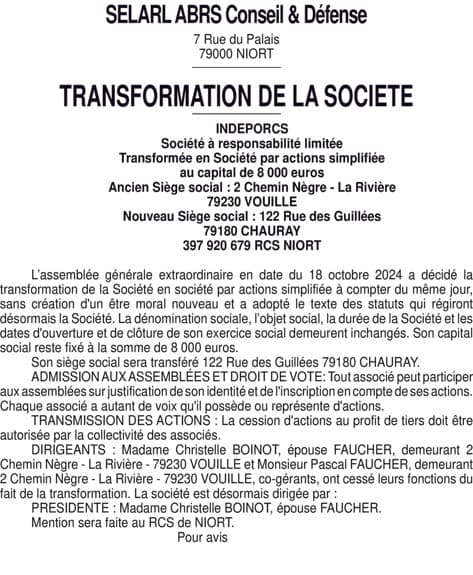 Contenu publication