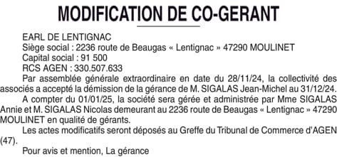 Contenu publication