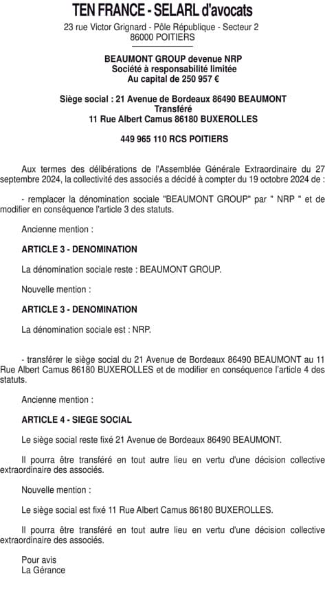 Contenu publication