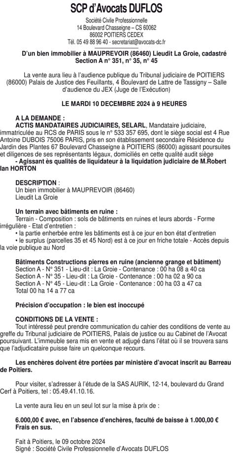 Contenu publication