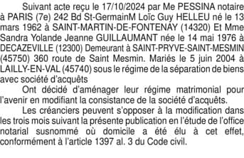 Contenu publication