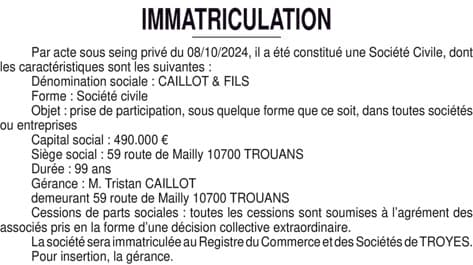 Contenu publication