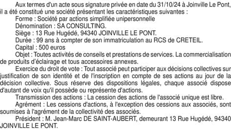 Contenu publication