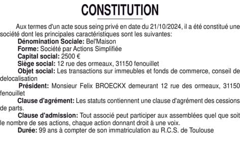 Contenu publication
