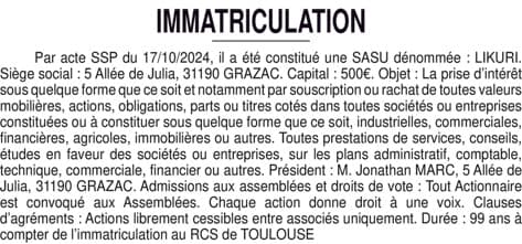 Contenu publication