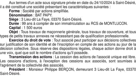 Contenu publication