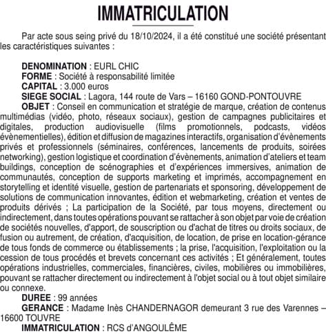 Contenu publication