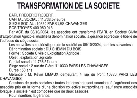 Contenu publication