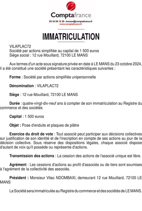 Contenu publication