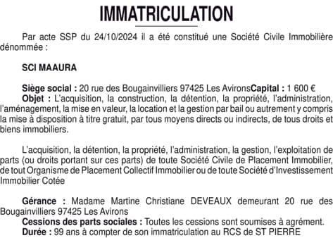 Contenu publication