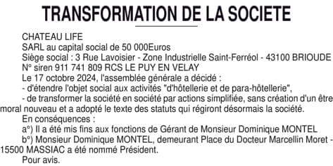 Contenu publication