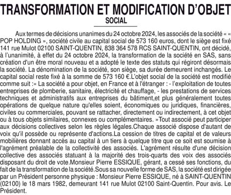 Contenu publication