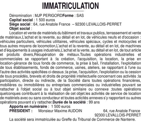 Contenu publication