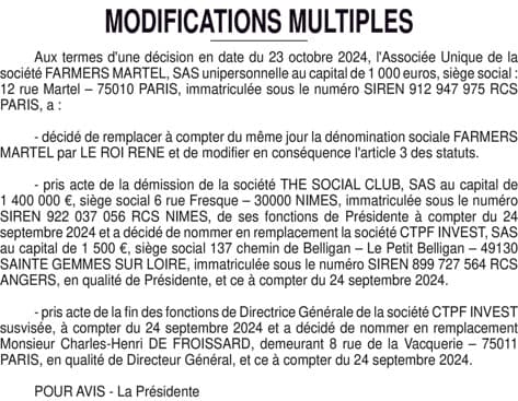 Contenu publication