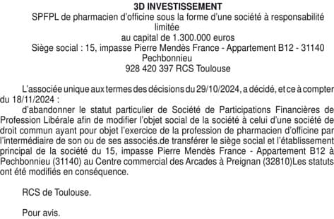 Contenu publication
