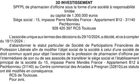 Contenu publication