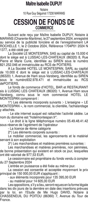 Contenu publication