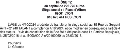 Contenu publication