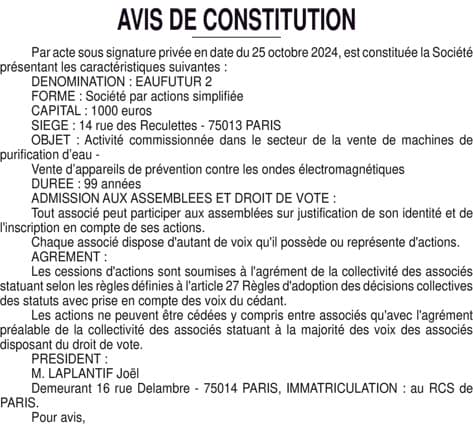 Contenu publication