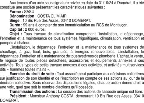 Contenu publication