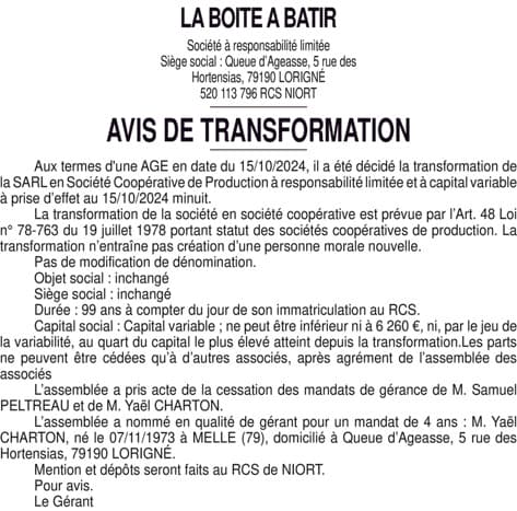 Contenu publication