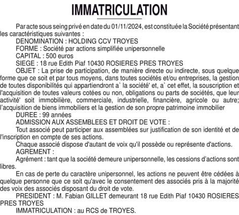 Contenu publication
