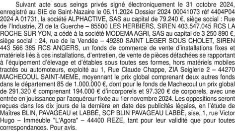 Contenu publication