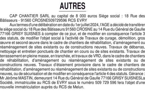 Contenu publication