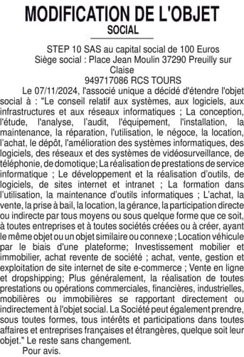Contenu publication