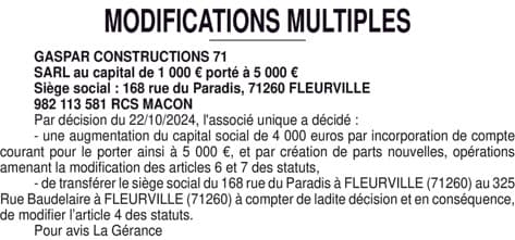 Contenu publication