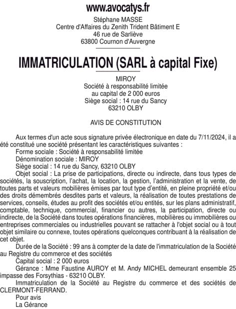 Contenu publication