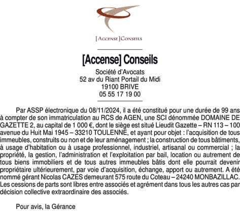 Contenu publication