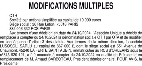 Contenu publication
