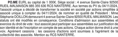 Contenu publication