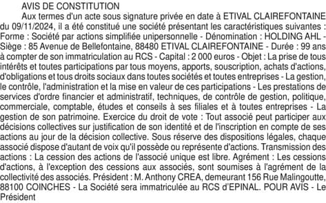 Contenu publication
