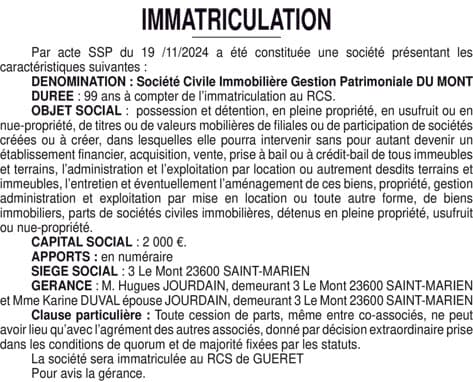 Contenu publication