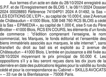 Contenu publication