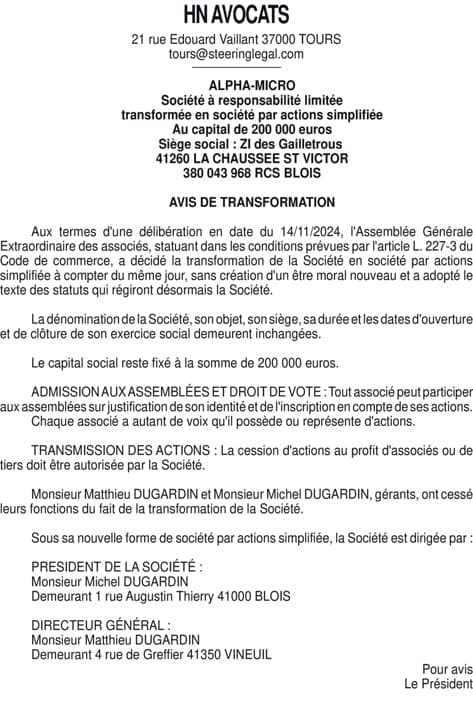 Contenu publication