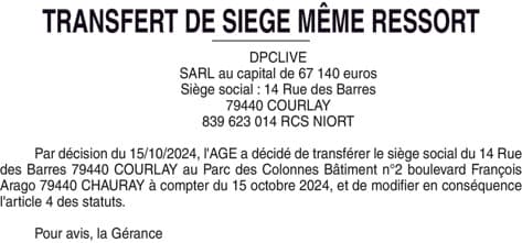 Contenu publication